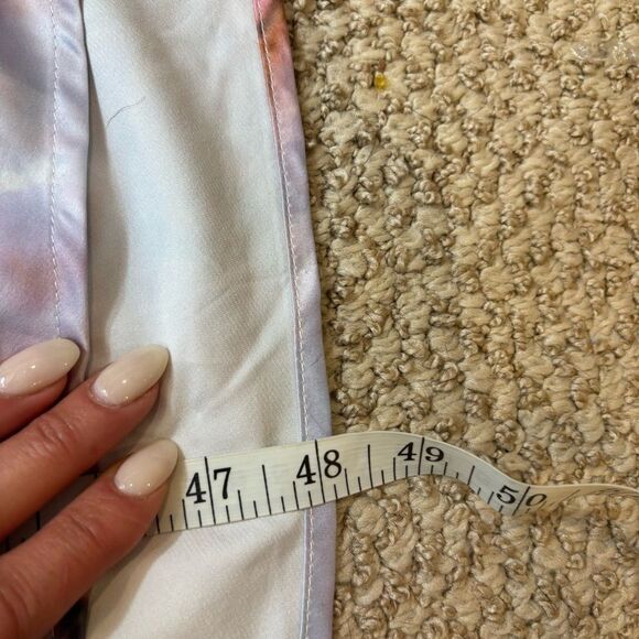 Brand new with tags Cider SATIN RUCHED SPLIT MIDI CAMI DRESS Size XL - Picture 15 of 15